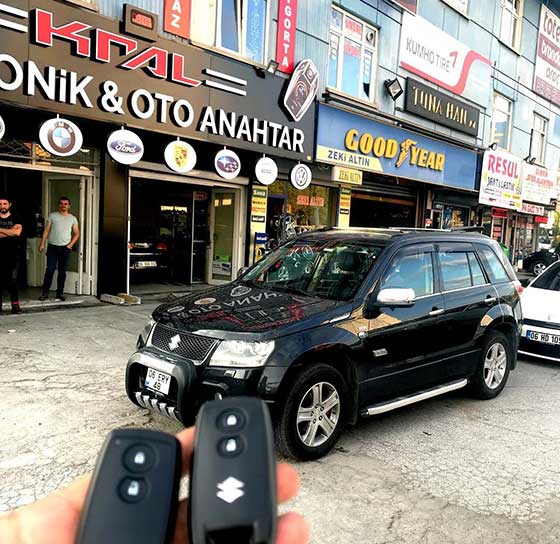 Suzuki Grand Vitara Smart anahtar yapımı